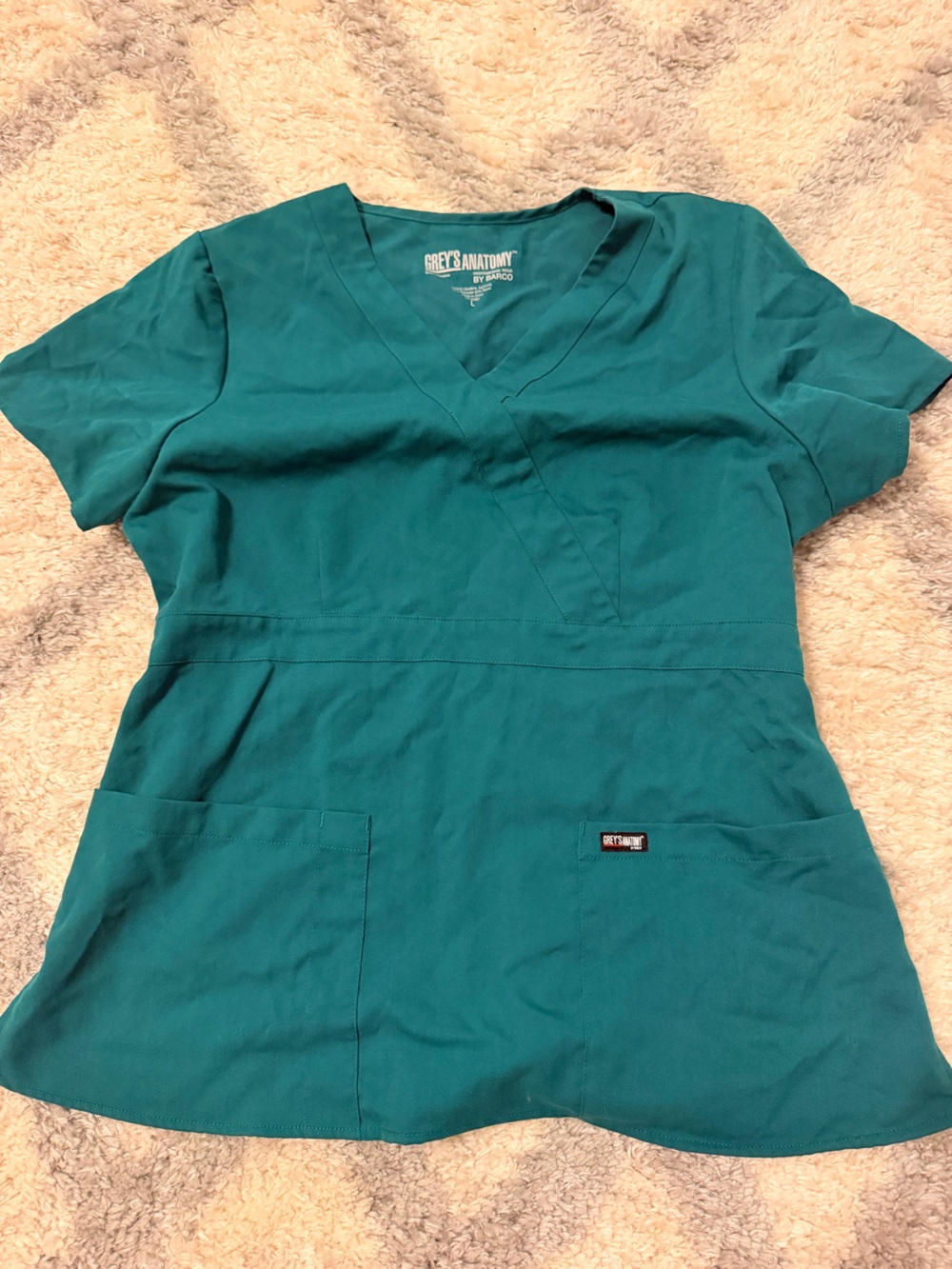 Grey's Anatomy Green Scrub Top